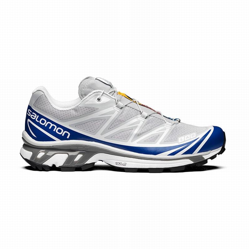 Salomon Israel XT-6 - Mens Trail Running Shoes - Blue/White (YDOG-50428)